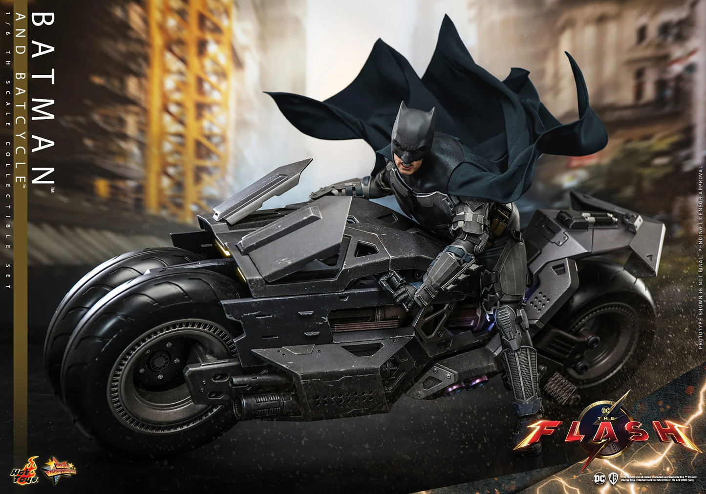 Batman and Batcycle