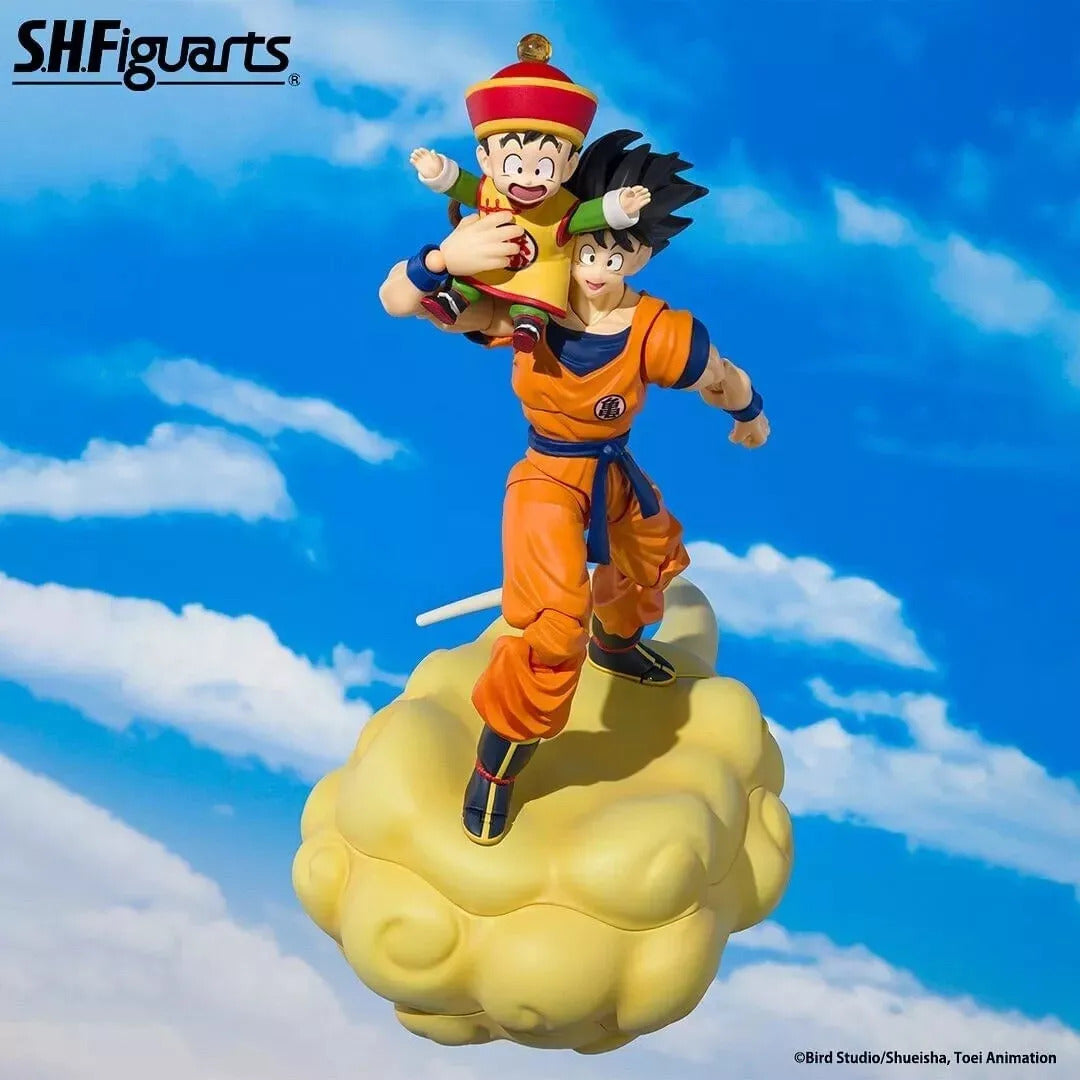 Son Goku & Son Gohan -Kid- & Kintoun (Exclusive Edition) S.H.Figuarts