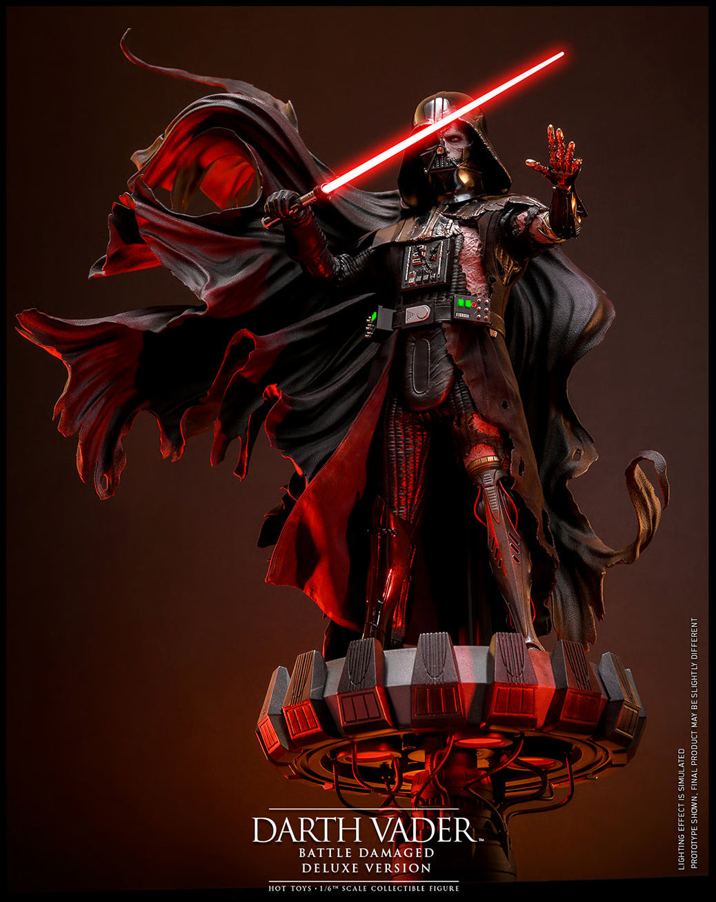 Darth Vader (Battle Damaged) (Deluxe Version) Hot Toys