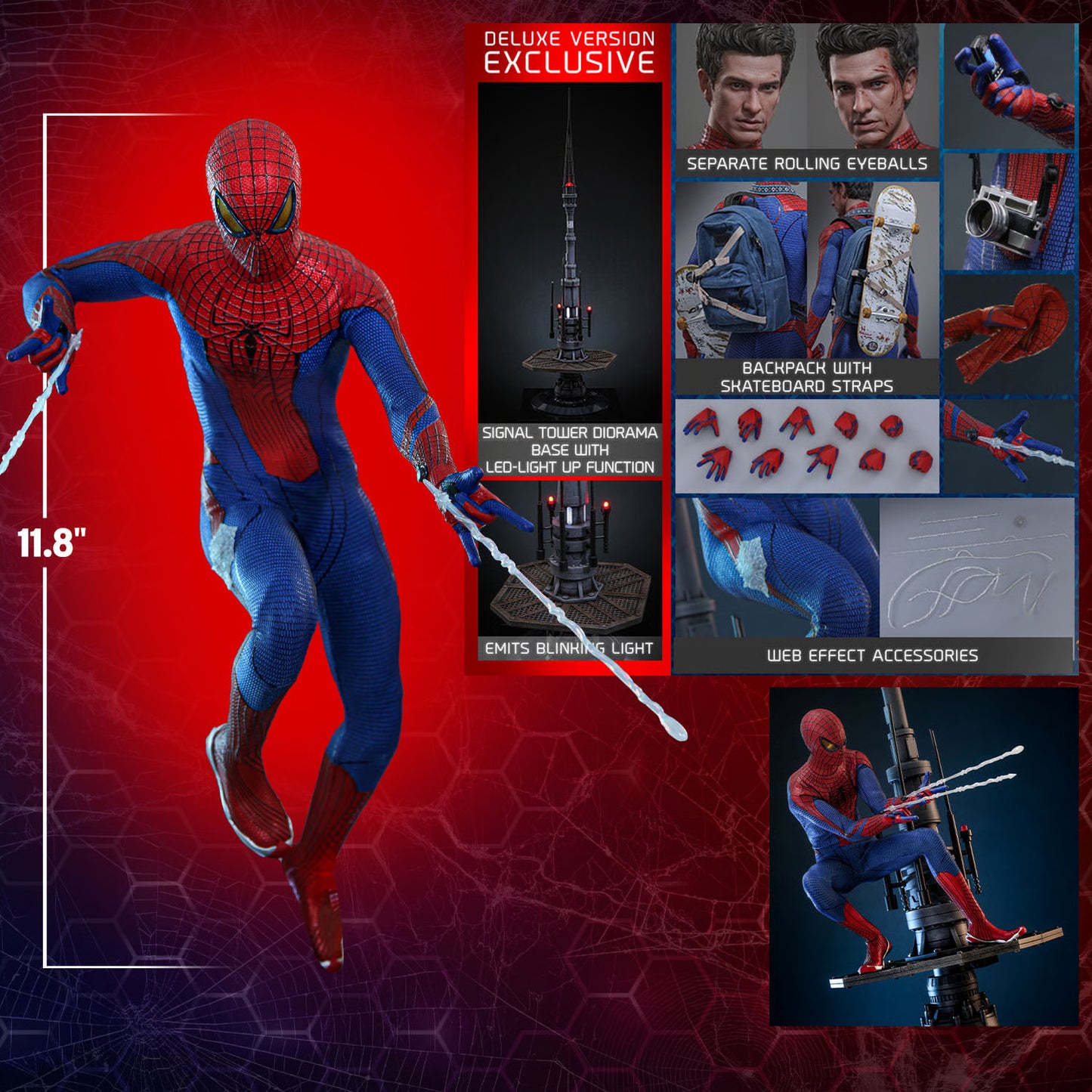 The Amazing Spider-Man Deluxe Version Hot Toys