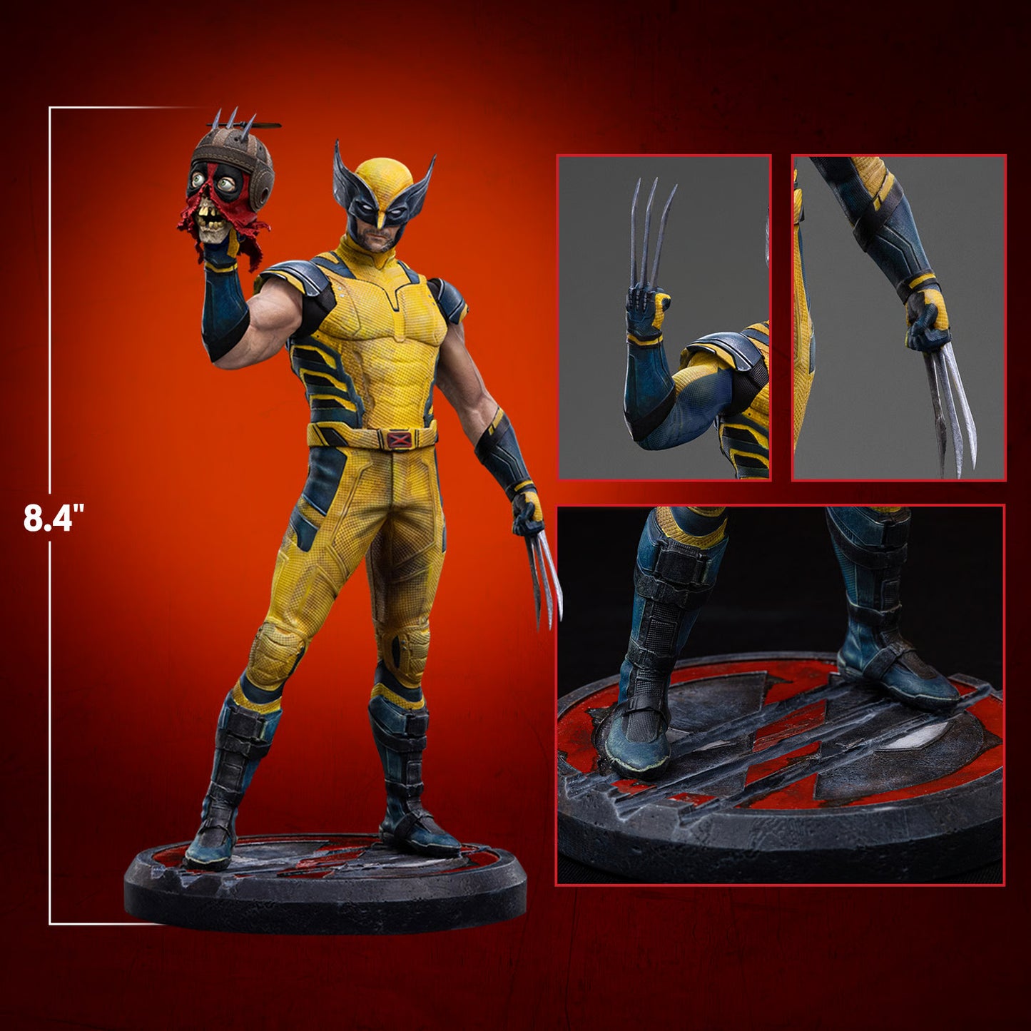 Wolverine from Deadpool Wolverine Iron Studios Statue