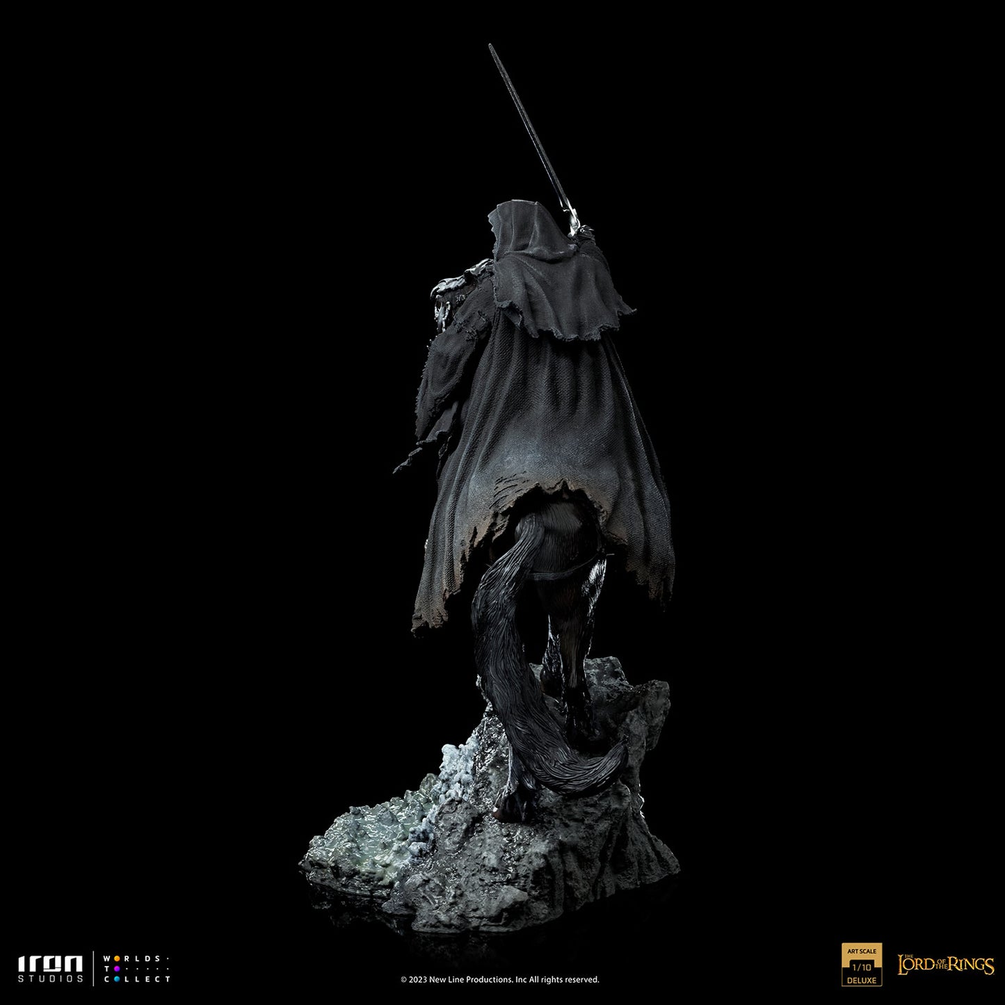 Nazgul on Horse Deluxe Iron Studios Statue