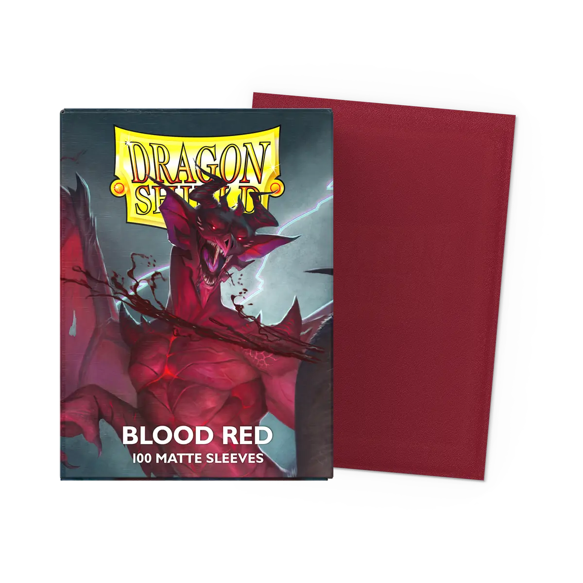 Dragon Shield Blood Red Matte Sleeves