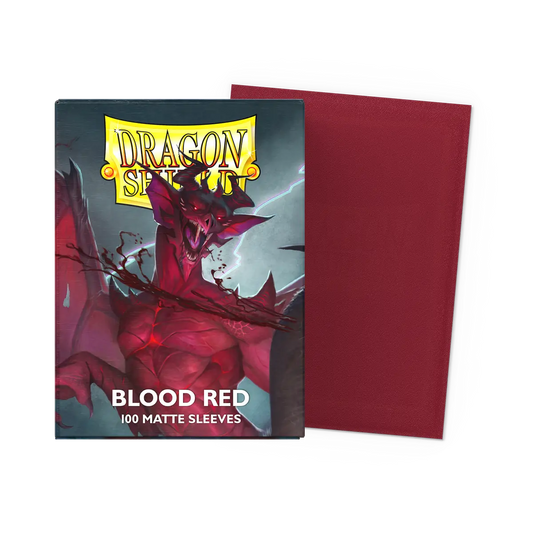 Dragon Shield Blood Red Matte Sleeves