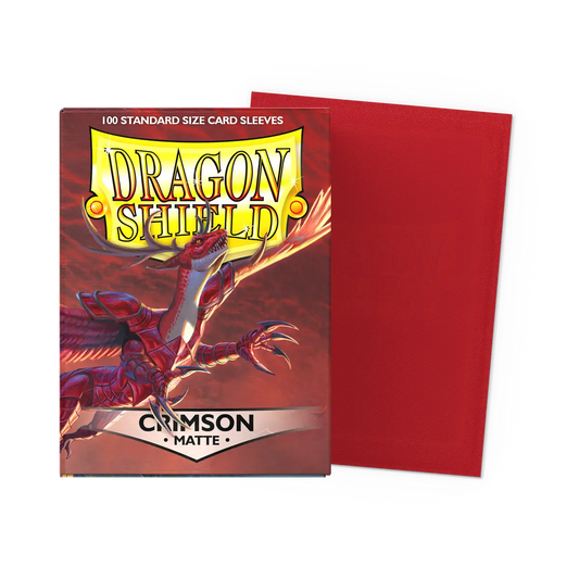 Dragon Shield Crimson Matte Sleeves