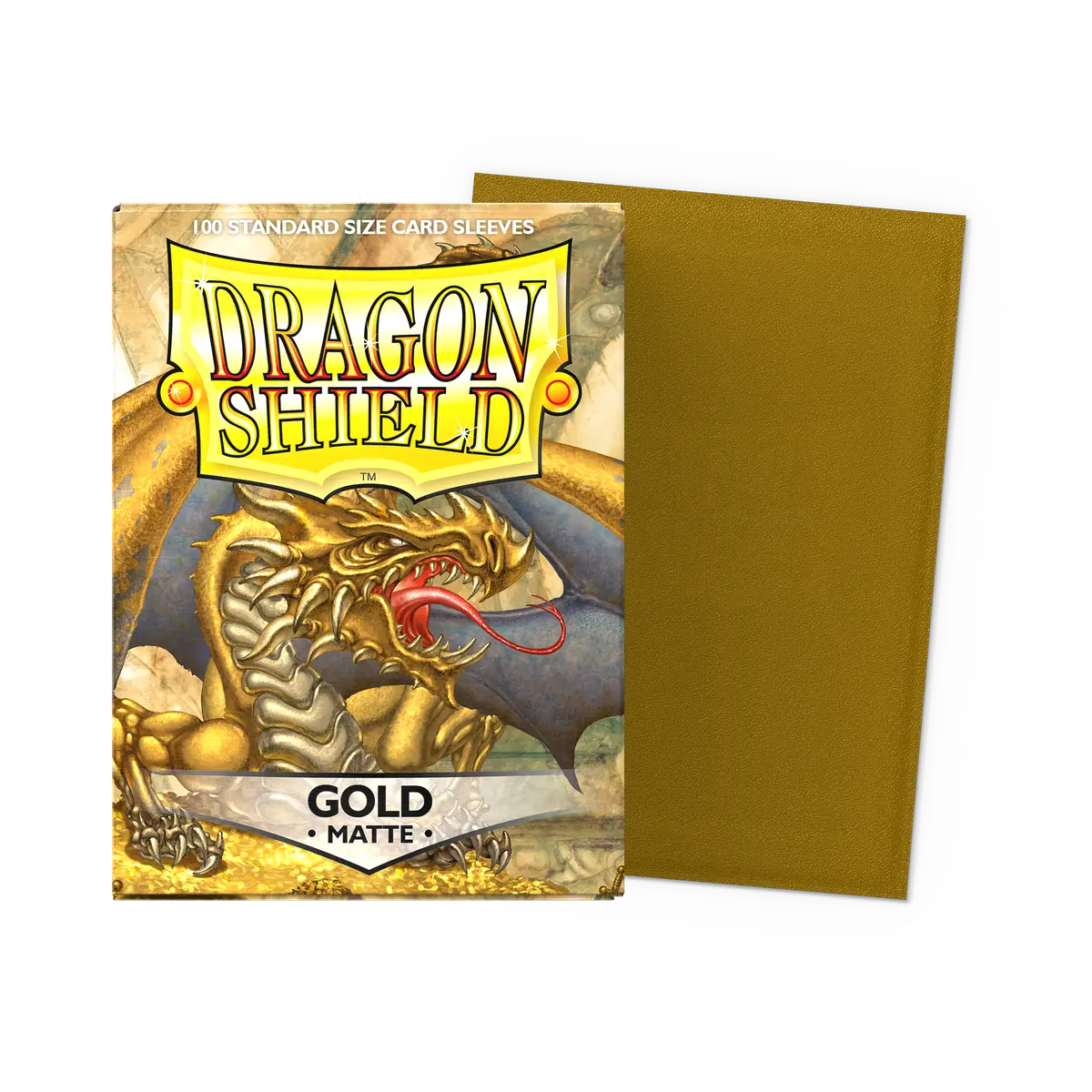 Dragon Shield Gold Matte Sleeves