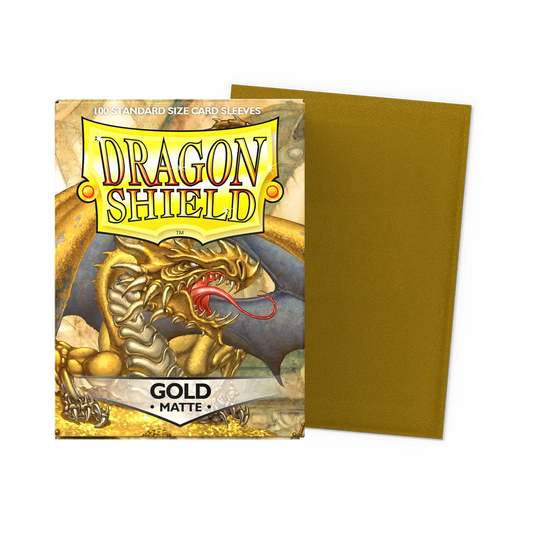 Dragon Shield Gold Matte Sleeves