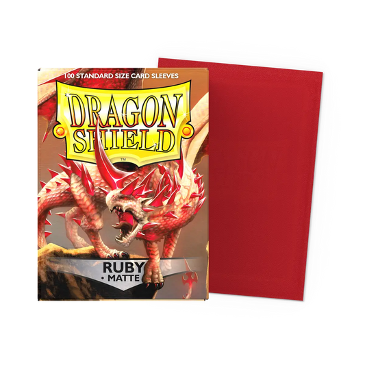 Dragon Shield Ruby Matte Sleeves