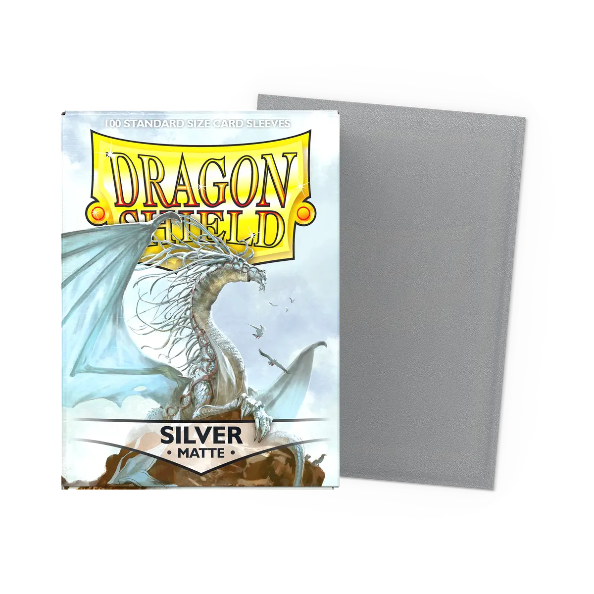 Dragon Shield Silver Matte Sleeves