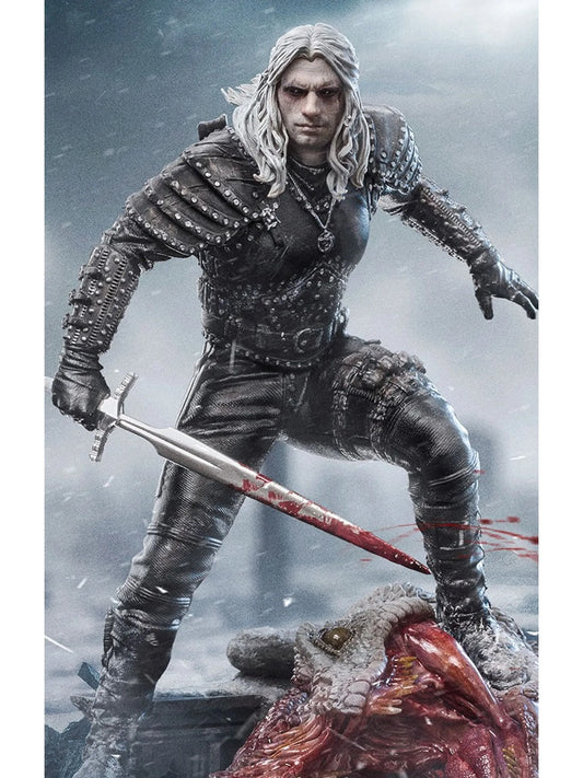 Geralt of Rivia Scale 1/10 - The Witcher Netflix - Iron Studios