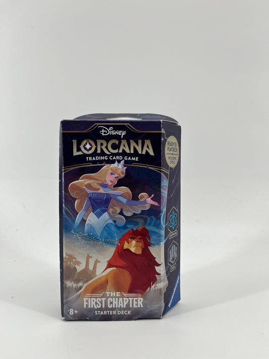 Disney Lorcana First Chapter Starter Deck (Sapphire & Steel)