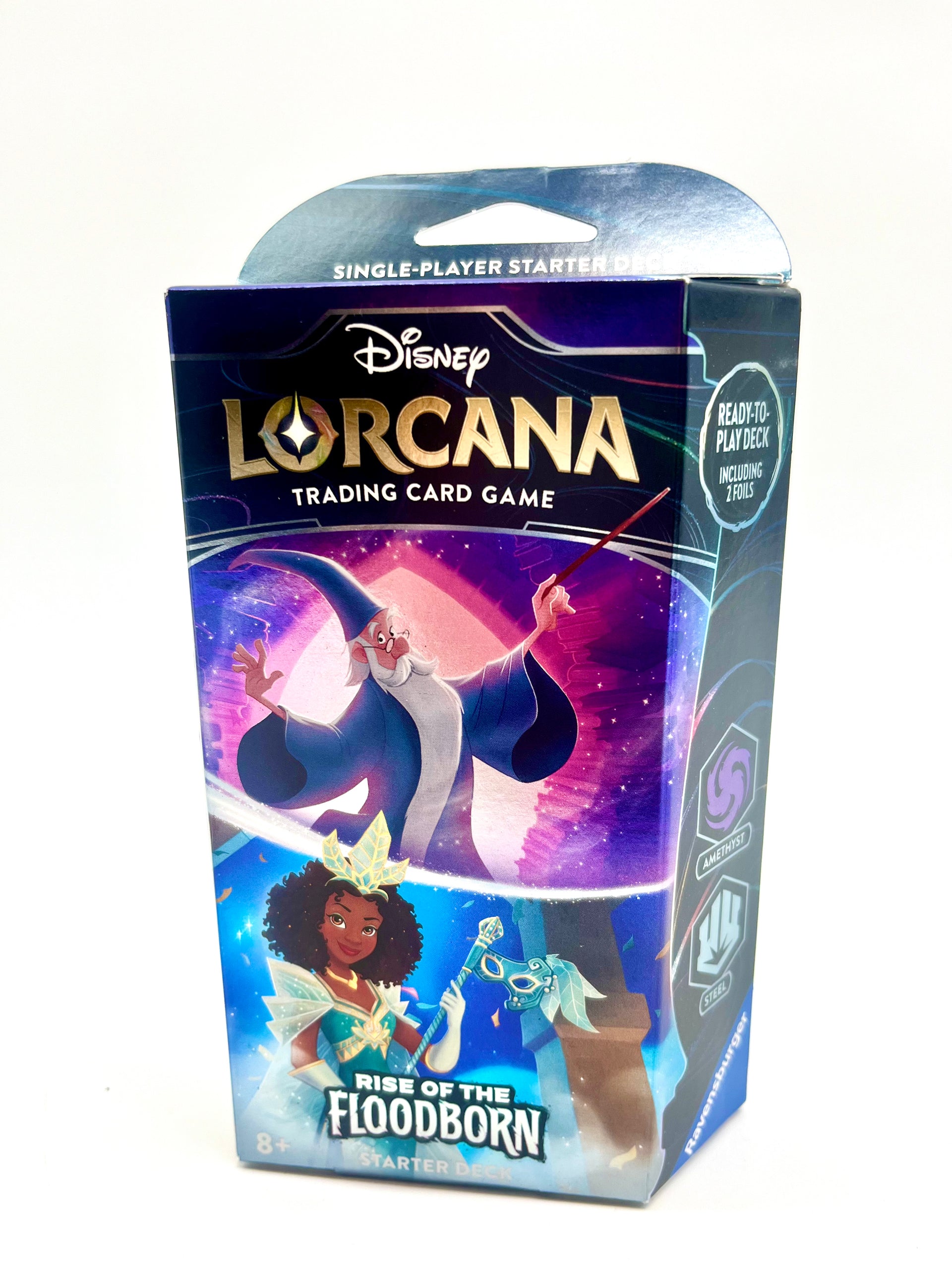 Disney Lorcana Rise of the Floodborn - Amethyst & Steel Starter Deck Disney Lorcana Rise of the Floodborn - Amethyst & Steel Starter Deck