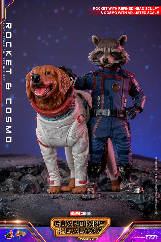 Rocket and Cosmo GotG3