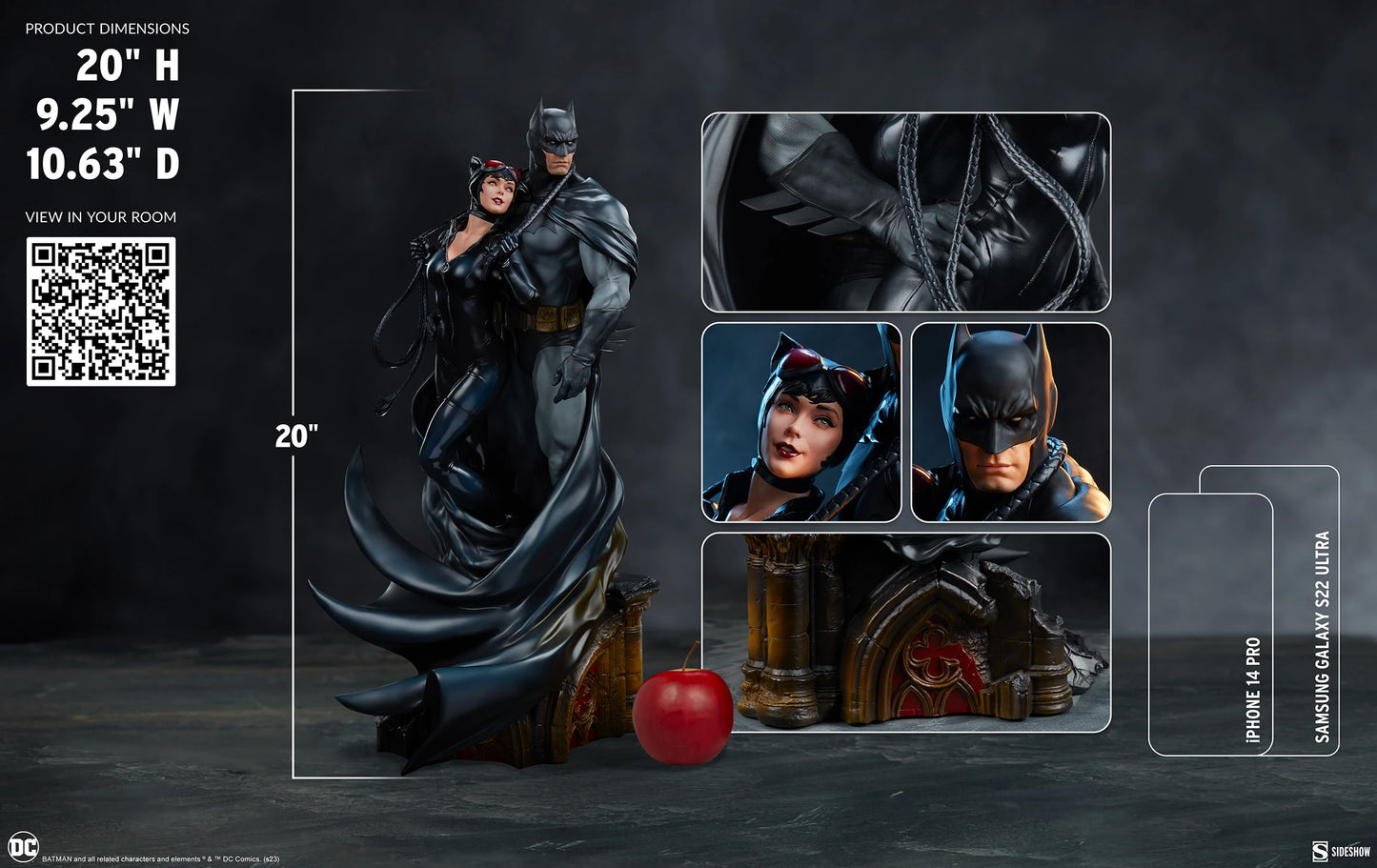 Limited Edtion Batman and Catwoman Statue