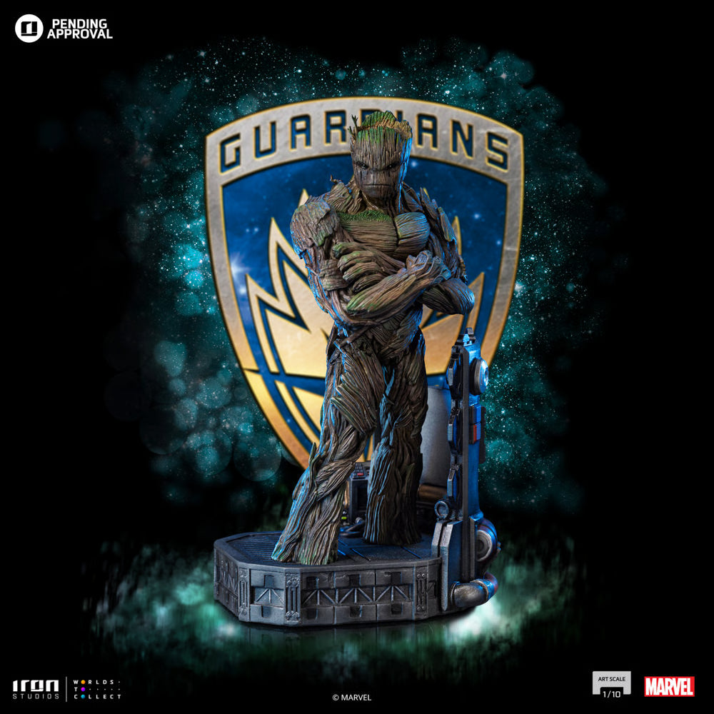 Guardians Of The Galaxy Volume 3 Groot Iron Side Statue