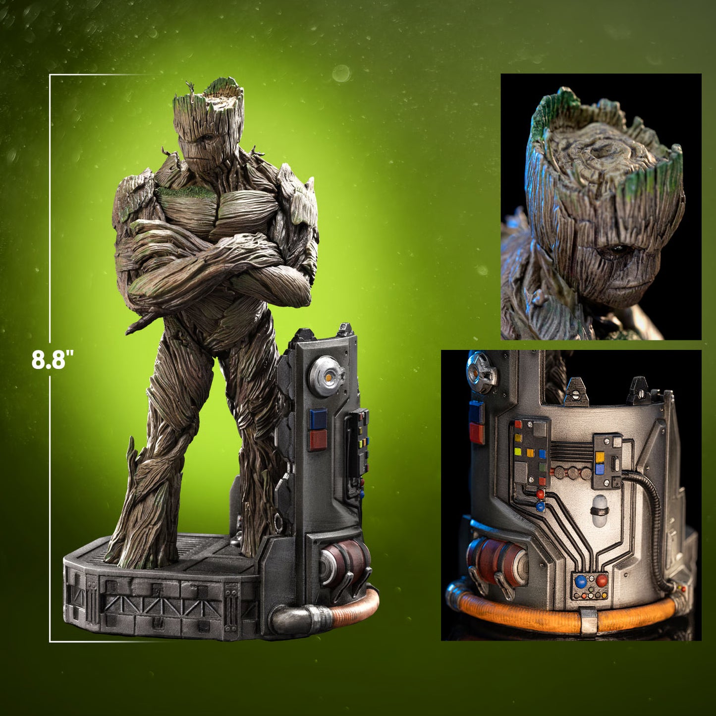 Guardians Of The Galaxy Volume 3 Groot Iron Side Statue