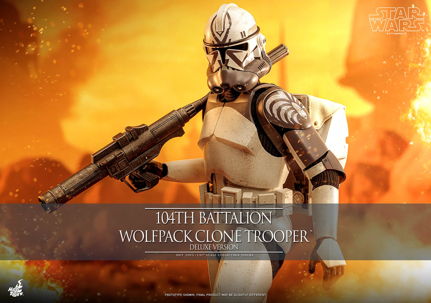 104th Battalion Wolfpack Clone Trooper Deluxe Hot Toys