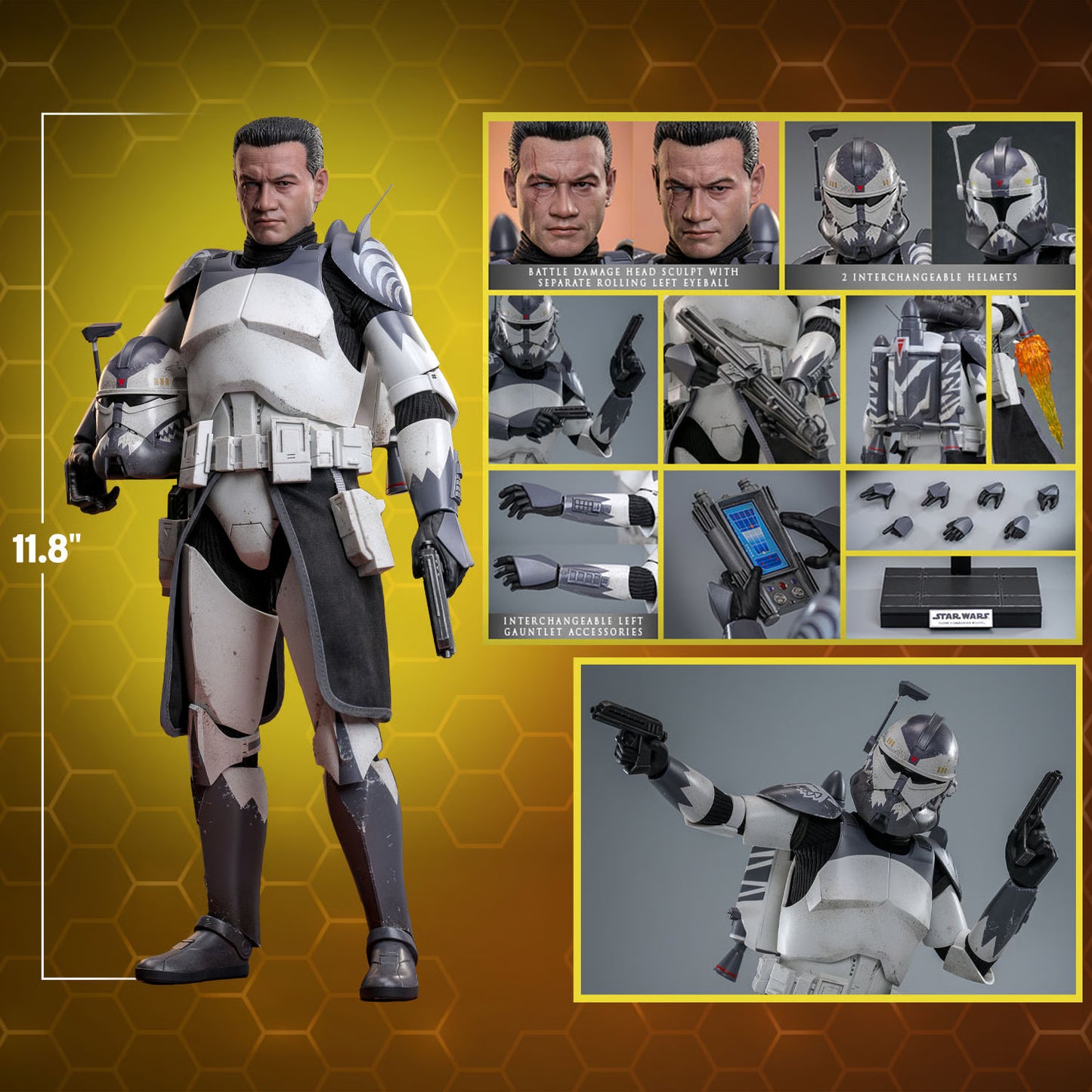 Clone Commander Wolffe Hot Toys