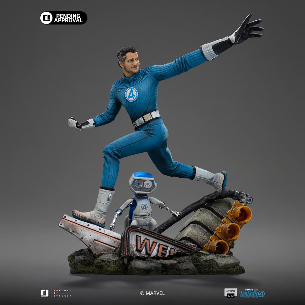 Mr. Fantastic And Herbie The Fantastic Four Iron Side Statue